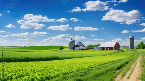 rural farm view