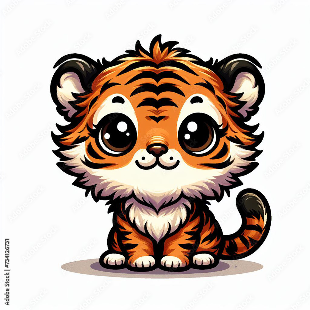 Vector illustration of cute animal character cartoon