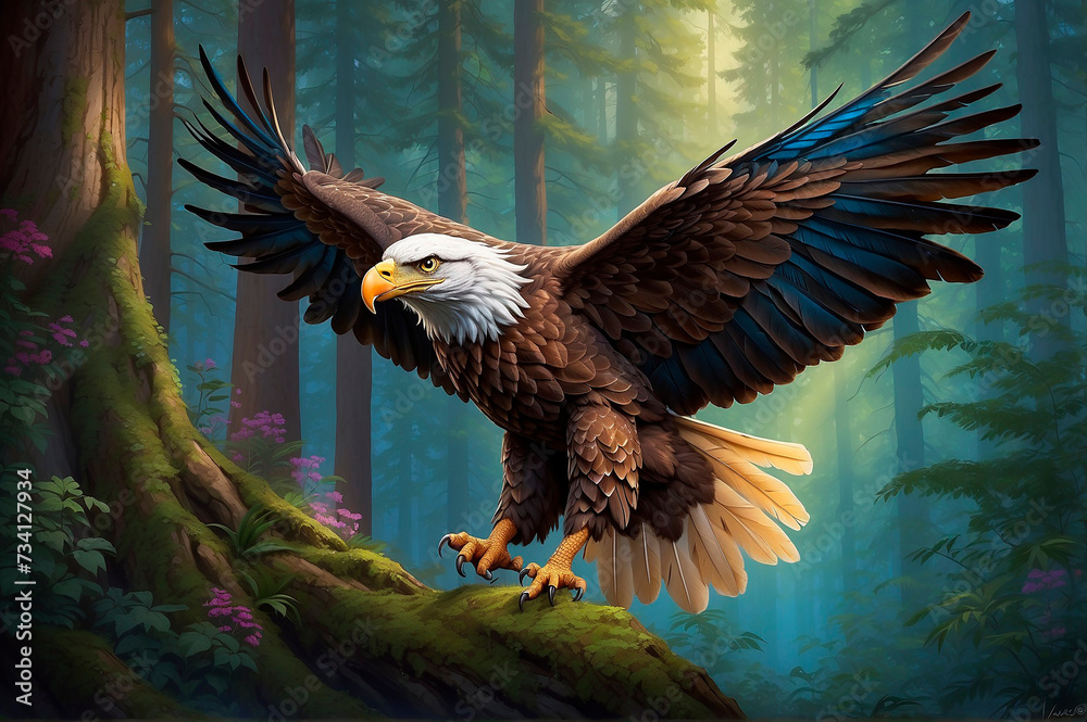Fototapeta premium Eagle, aguia