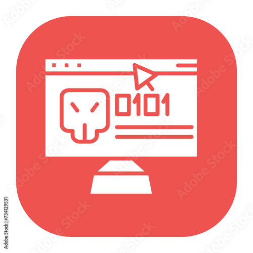 Website Hacked Icon