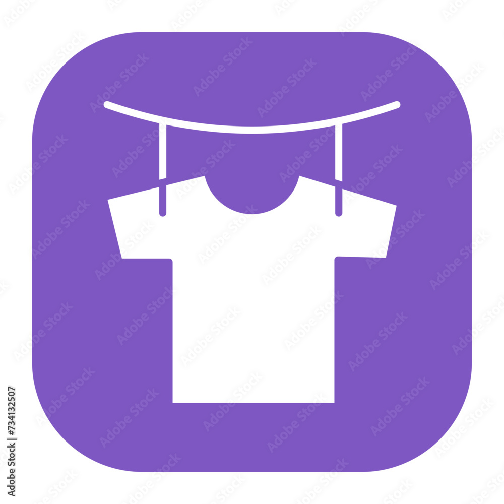 Drying Clothes Icon Drying Clothes Icon