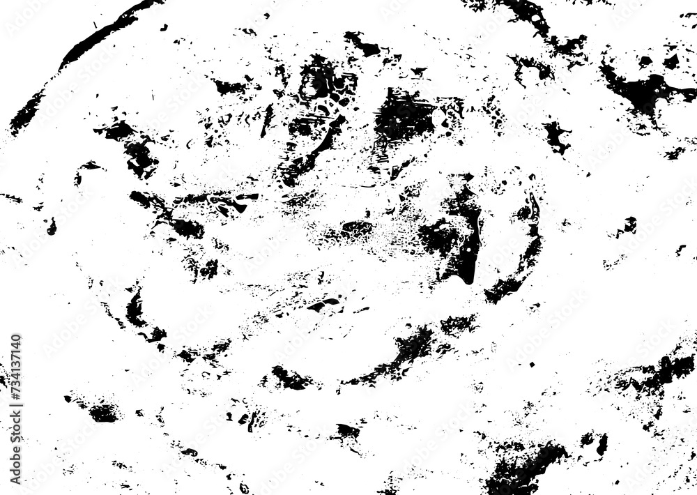 Rustic grunge texture with grain and stains. Abstract noise background. PNG graphic illustration with transparent background.