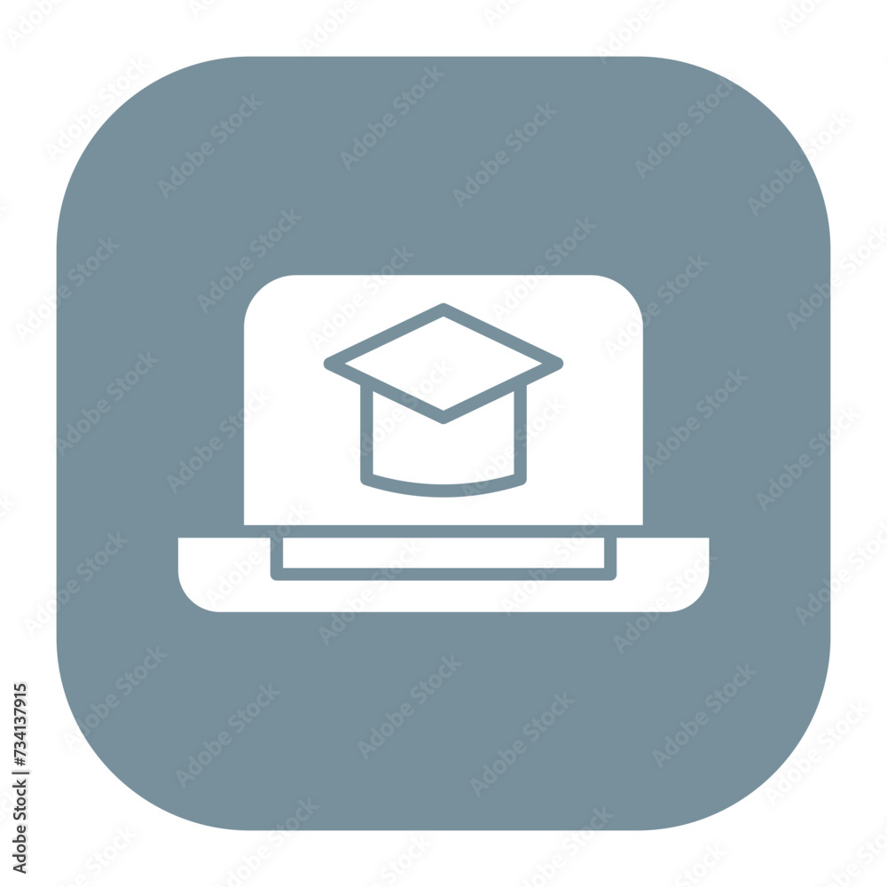 Online Learning Icon Online Learning Icon