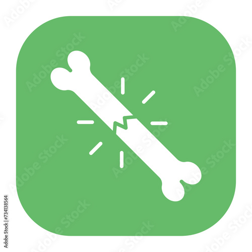 Broken Bone Icon