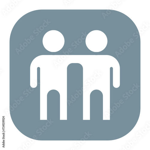Friends Standing Icon
