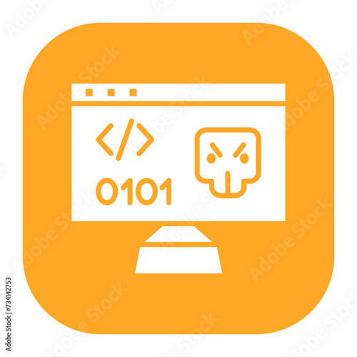 Hack Code Icon