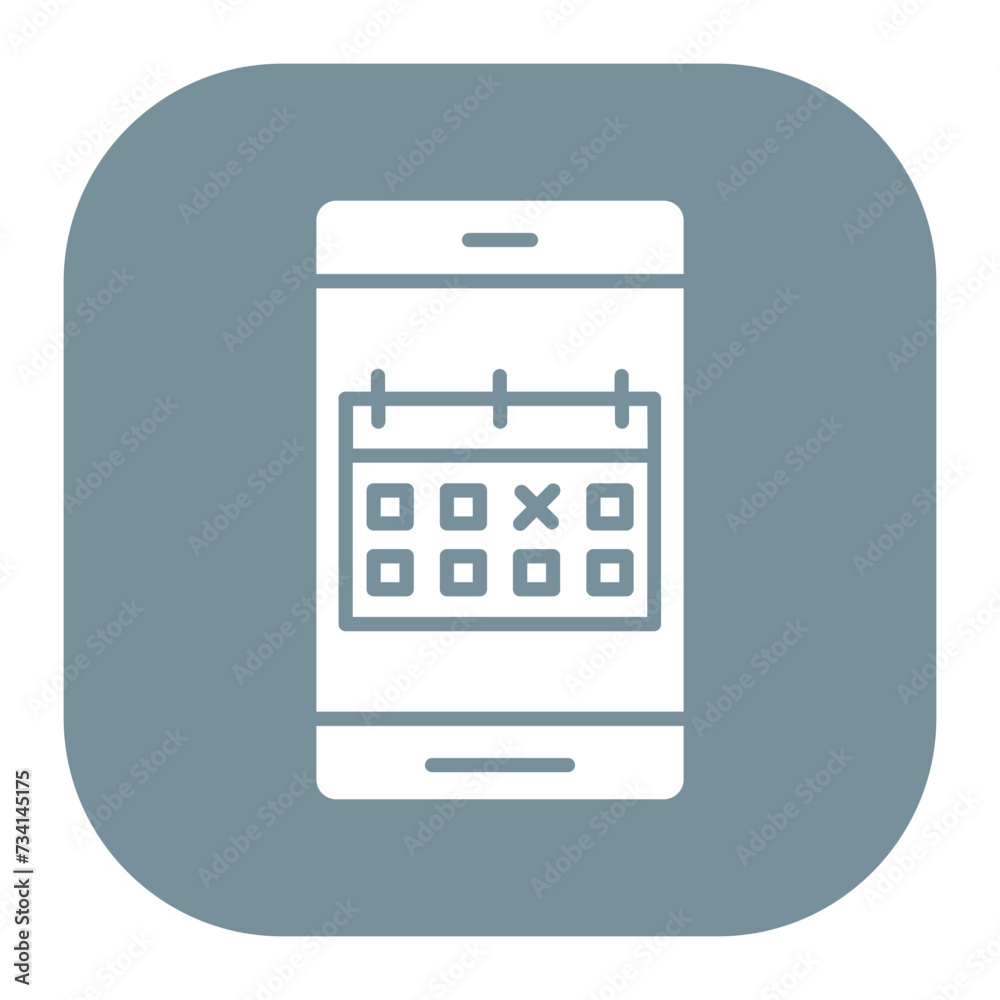 Mobile Calendar Icon Mobile Calendar Icon