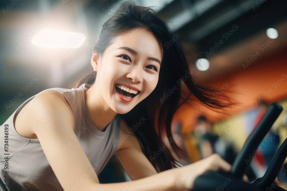 person doing exercise at gym. fitness concept person doing exercise at gym. fitness concept