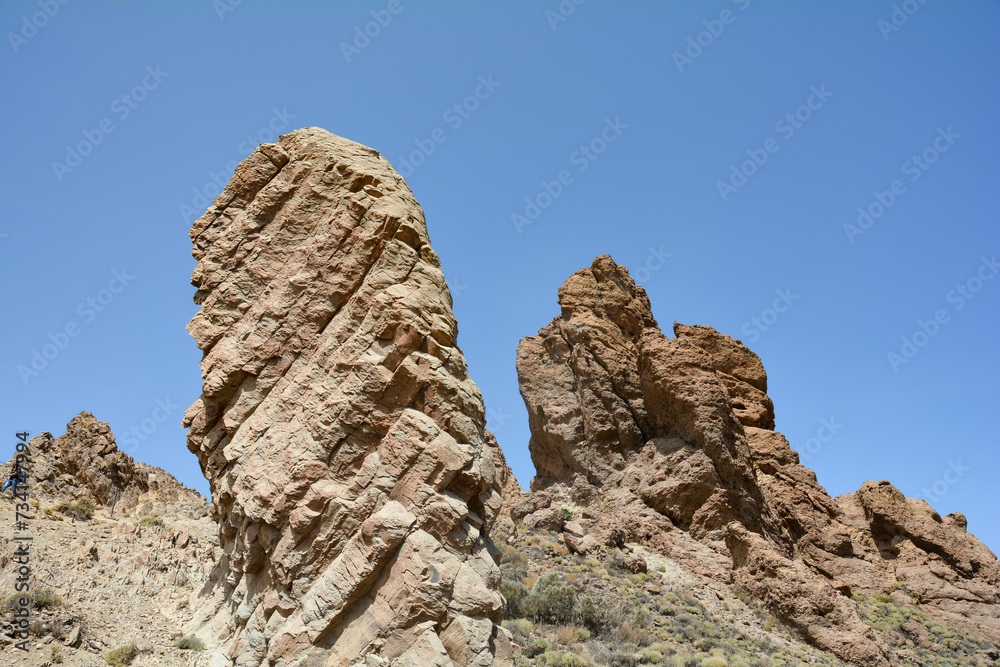 Fototapeta premium Roque Cinchado rocks in Teide National Park