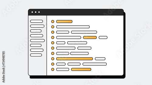 Programming Code on Computer Monitor