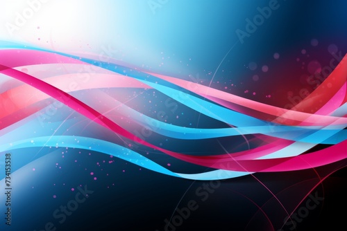 Abstract background with pink and blue waves for healt awareness, Ophthalmologic Conditions photo