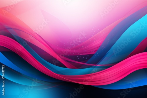Abstract background with pink and blue waves for healt awareness, Musculoskeletal Disorders photo