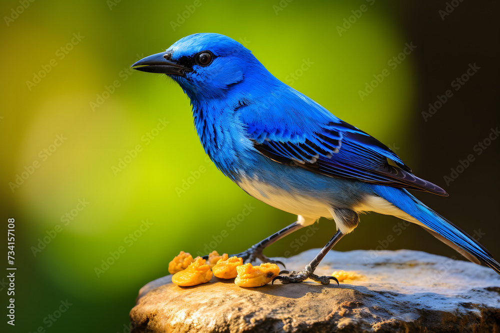The mountain blue flycatcher-cyornis: a bird species residing in diverse global locations