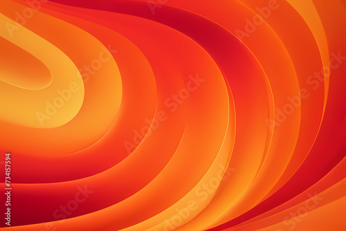 Luxury Orange Background. Abstract Orange Waves. Abstract background with wavy lines and dots. Modern abstract background for design. Vector illustration for brochure, flyer