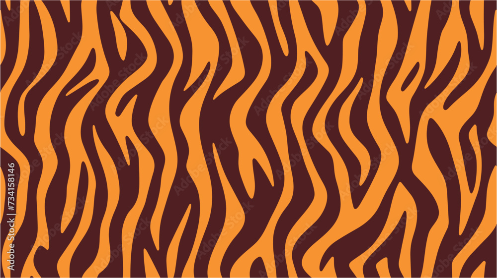 Abstract animal patterns. Stock texture of the animal. Seamless backdrop. Abstract linear pattern. Vector tiger stripes pattern artwork. Illustration art design.