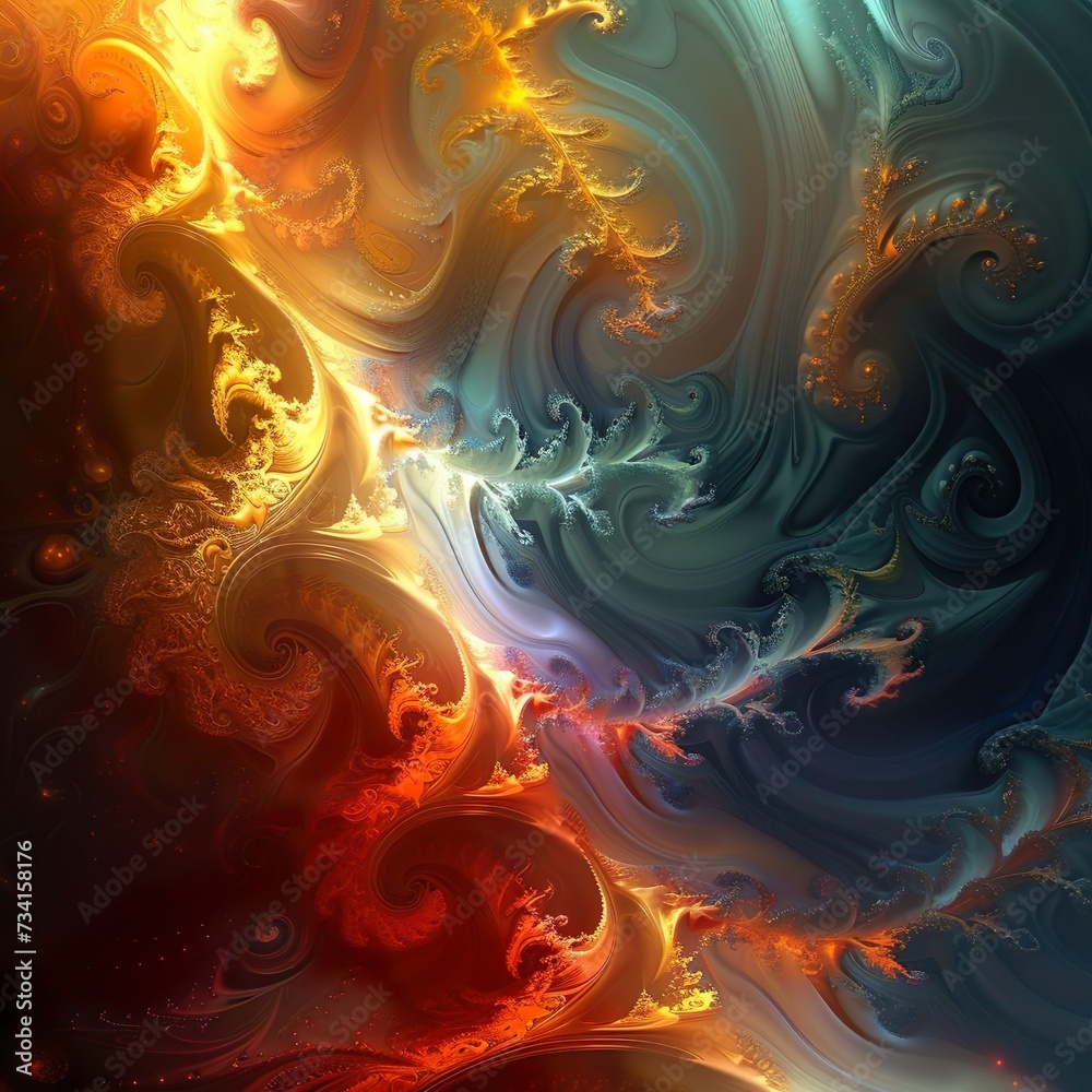 fractal flame background fractal flame background