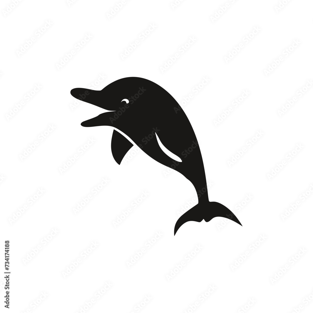 dolphin vector silhouette dolphin vector silhouette