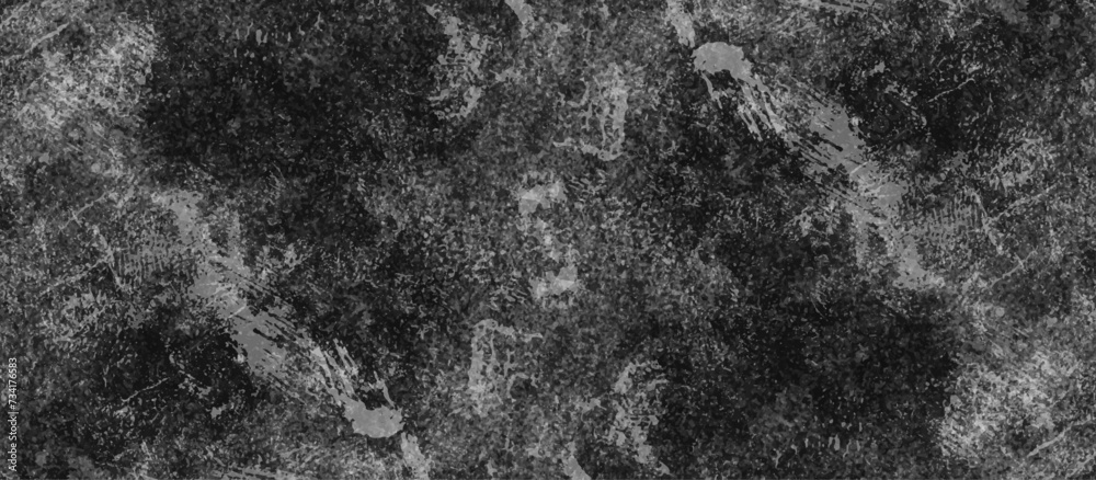 Abstract old concrete wall texture background. Dark grungy concrete texture background used for wallpaper, banner, painting and design. Black stone background.