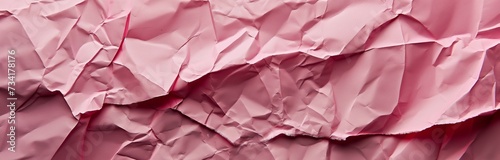 crambled pink paper for background