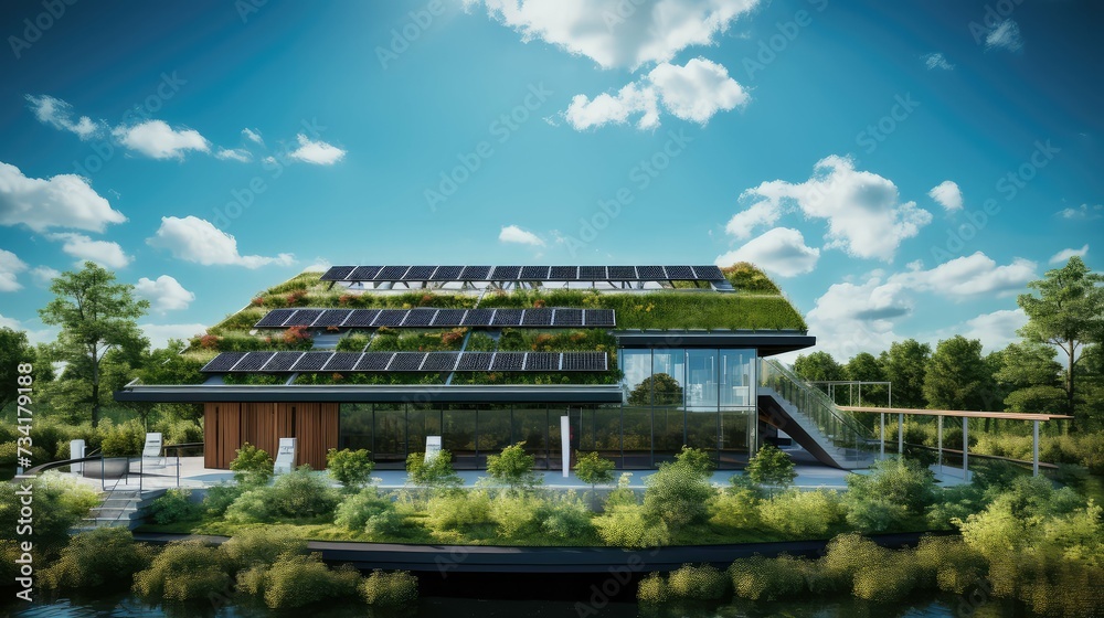 Obraz premium renewable sustainability building