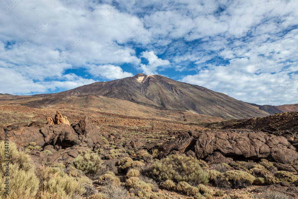 Landscape of Teide National Park , Tenerife