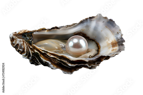Pearl and oyster shell PNG