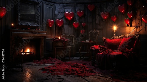Plakat love horror valentine