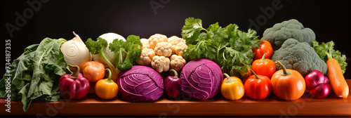 A colorful assortment of vegetables 
