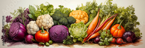 A colorful assortment of vegetables 