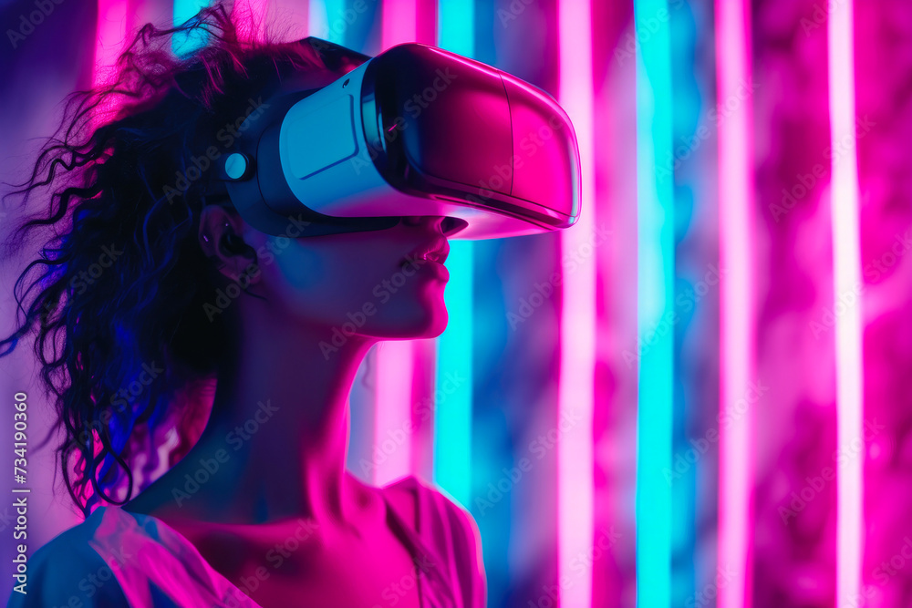 Virtual Reality Journey: Neon Dreams