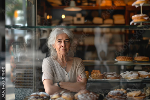 Ageless Entrepreneurial Spirit: Woman Championing Bakery Artistry
