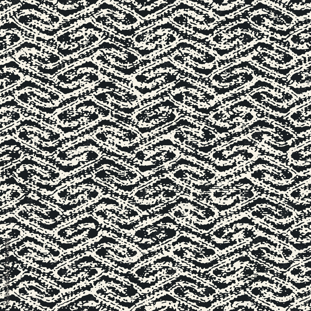 Monochrome Folk Ornate Textured Pattern Monochrome Folk Ornate Textured Pattern