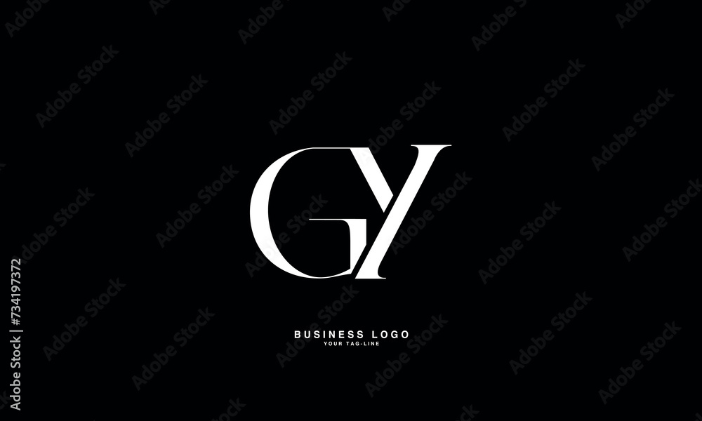 GY, YG, G, Y, Abstract Letters Logo Monogram