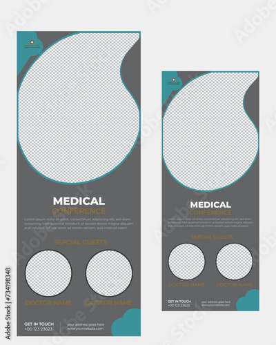 Free medical flyer template design