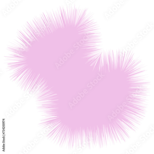 Pastel carpet shape. Vector illustration. 