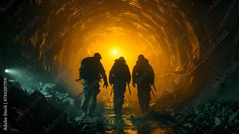 Miners Work In Mining Miners Work In Mining
