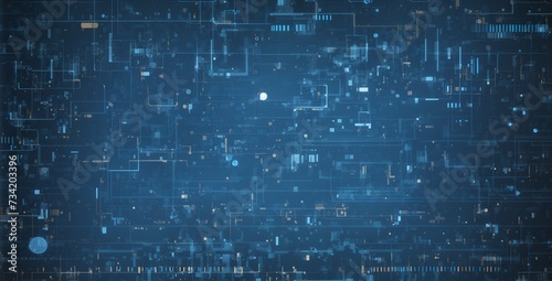 abstract technology dots and lines background for design with copy space. simply wallpaper pattern