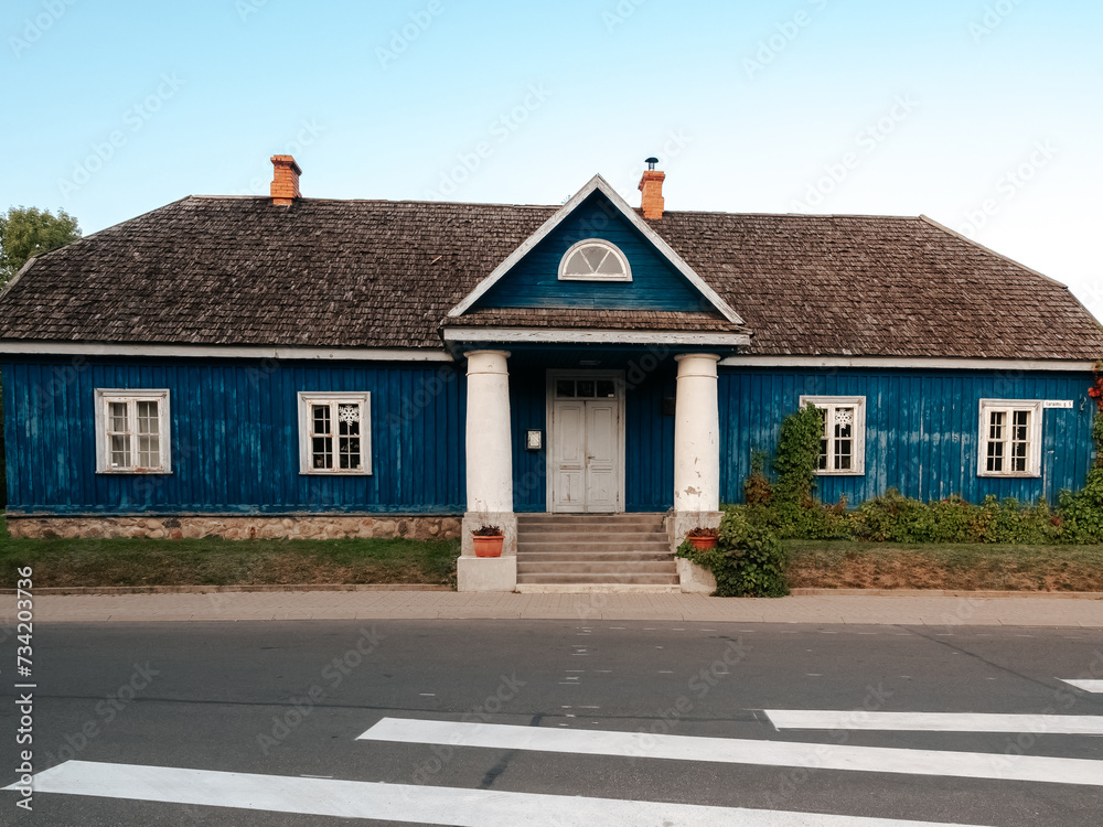 The old post office building in Trakai, Lithuania