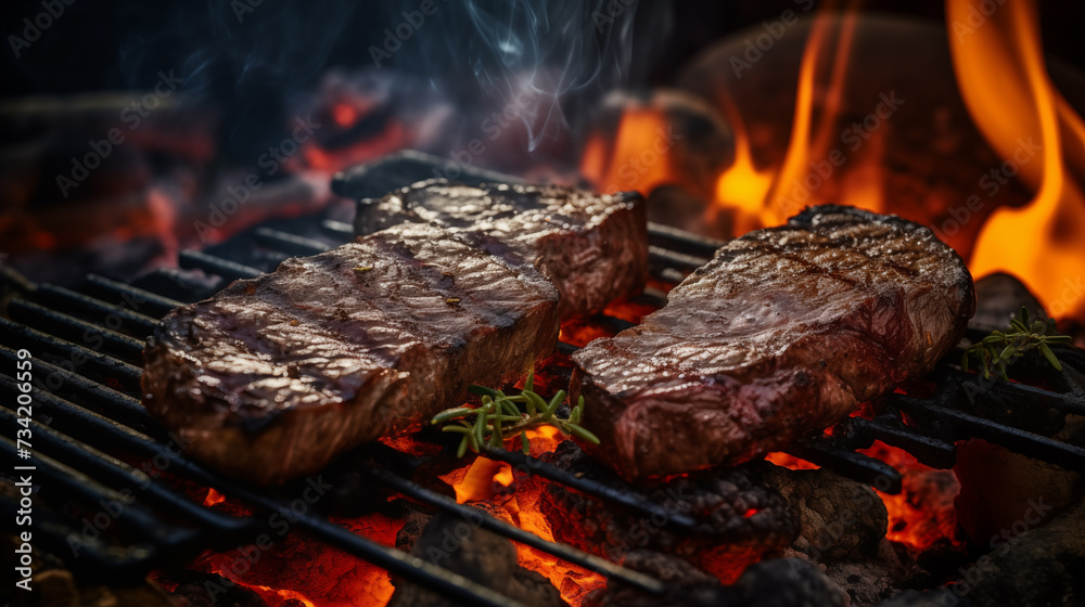 Premium Food, Delicious Grilled Steak.