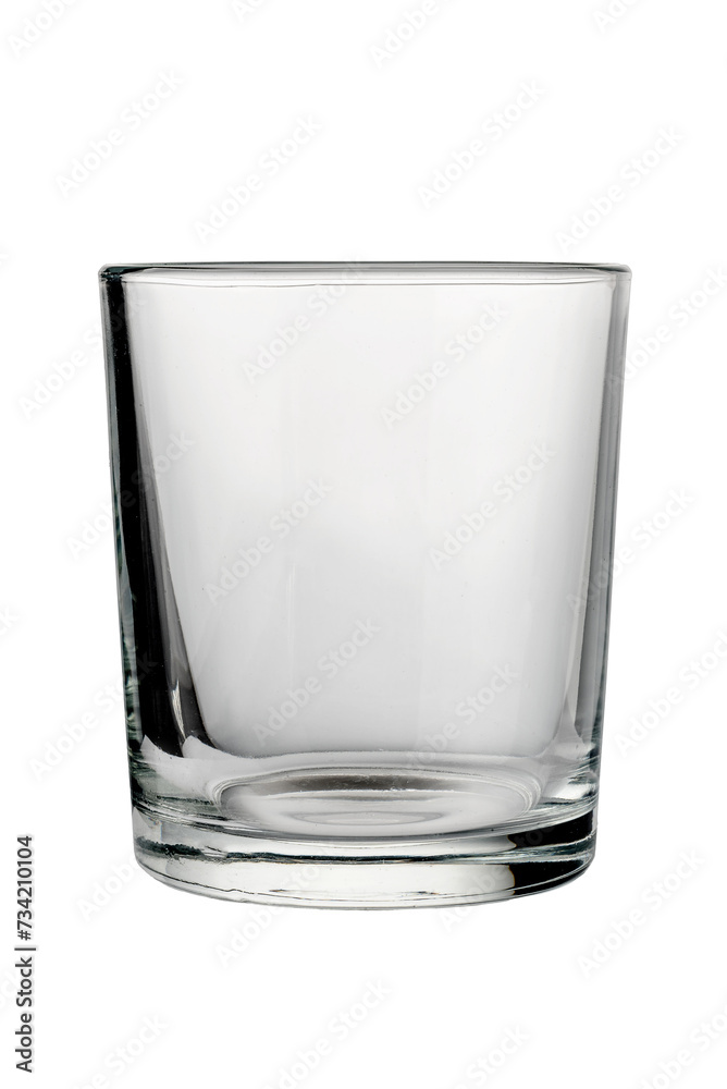 Empty glass cut out - empty whiskey glass Empty glass cut out - empty whiskey glass