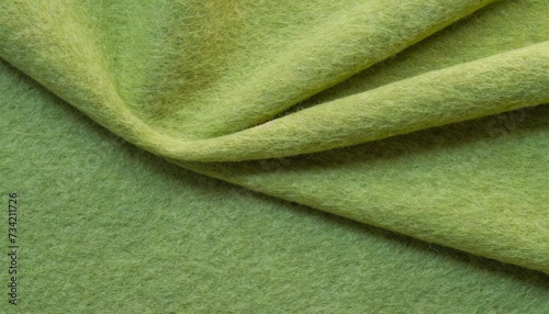 olive green felt background texture surface of fabric texture in green color