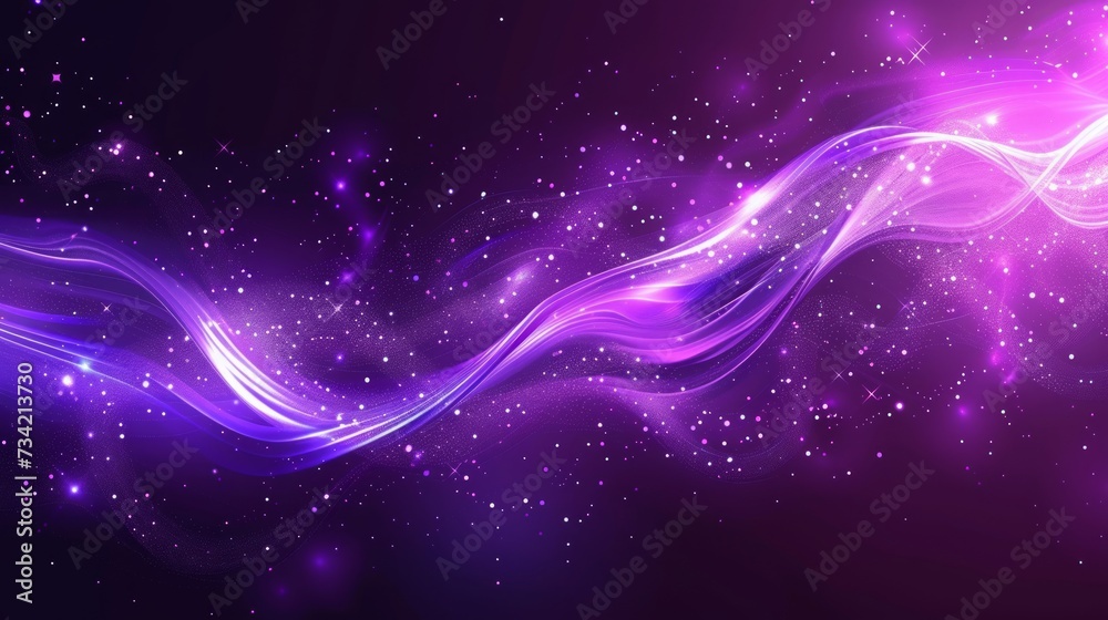 Purple Abstract Swirl Illustration Generative AI Purple Abstract Swirl Illustration Generative AI