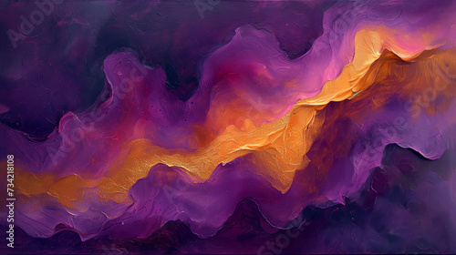 Oil paint drawing. Abstract colored background. Abstraction in the style of impressionism. Modern surrealist painting. Good as a poster for wall decor. Surreal design generative AI