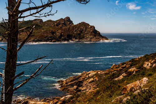 Paisaje en Islas Cíes, Galicia. photo