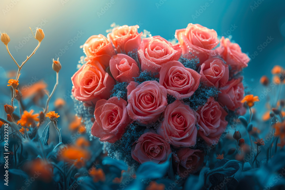 Sweet Love: Heart Made of Roses Sweet Love: Heart Made of Roses