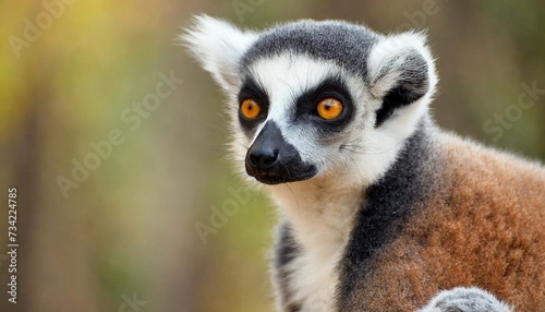 africa madagascar anosy berenty reserve ring tailed lemur lemur catta portrait © Pauline