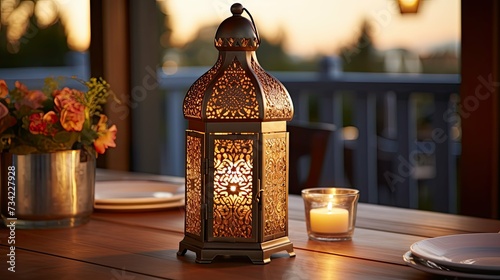 flame candle lantern