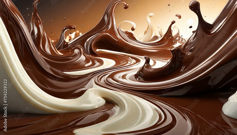 Flowing chocolate Scape Flowing chocolate Scape