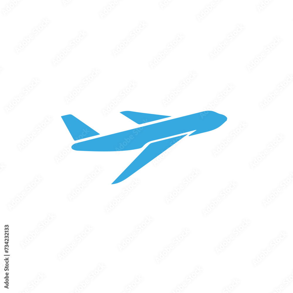 Airplane vector flying model rising up vector Airplane vector flying model rising up vector