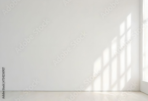minimallist, white background, shadow. Generative AI. 